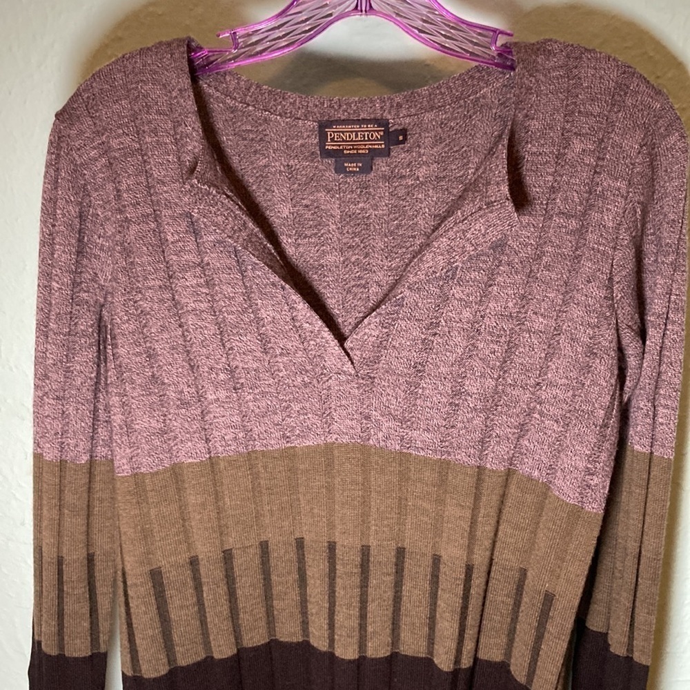 Pendleton V-neck Sweater - Picture 2 of 5